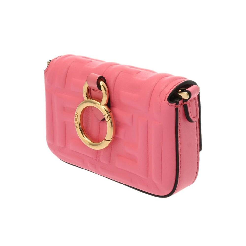 FENDI Pink Leather Shoulder Bag - Picture 3 of 11